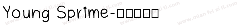 Young Sprime字体转换